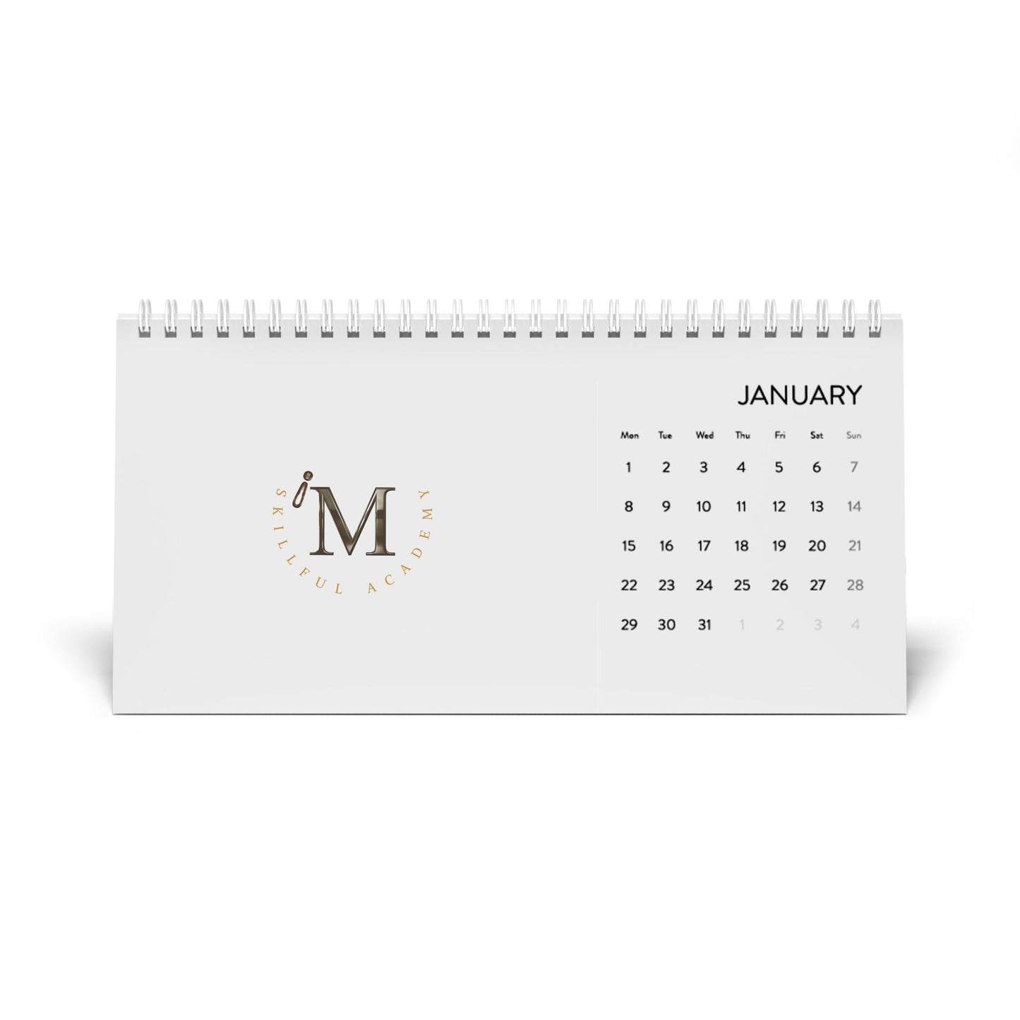 Desk Calendar (2024 grid)